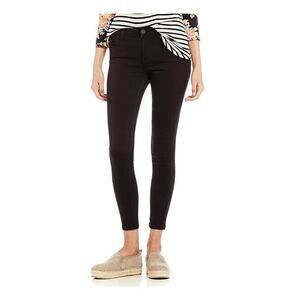 STS Blue Skinny Jeans Emma Ankle Mid Rise Dark Wash Five Pocket Solid Black 35